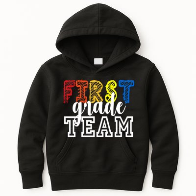 Team 1st First Grade Kids Hoodie