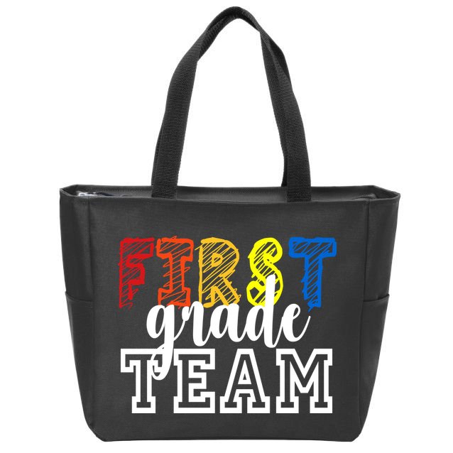 Team 1st First Grade Zip Tote Bag