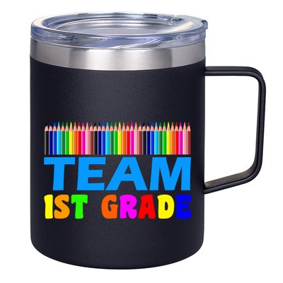 Team 1st Grade 12oz Stainless Steel Coffee Mug