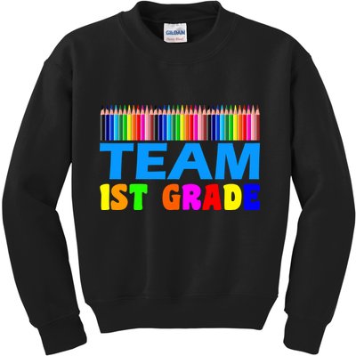 Team 1st Grade Kids Sweatshirt