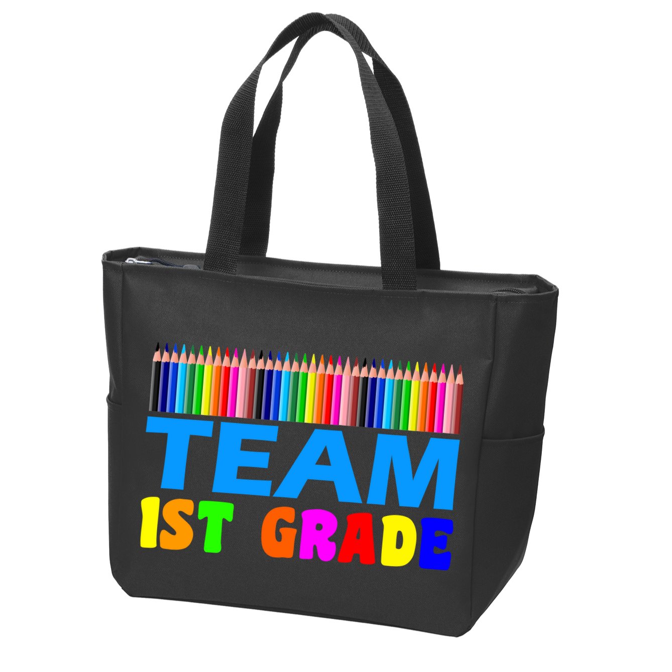 Team 1st Grade Zip Tote Bag