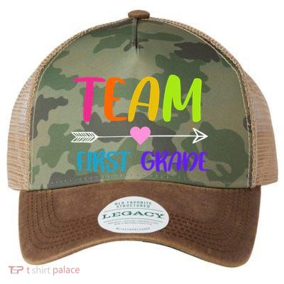 Team 1st Grade Arrow Heart Legacy Tie Dye Trucker Hat