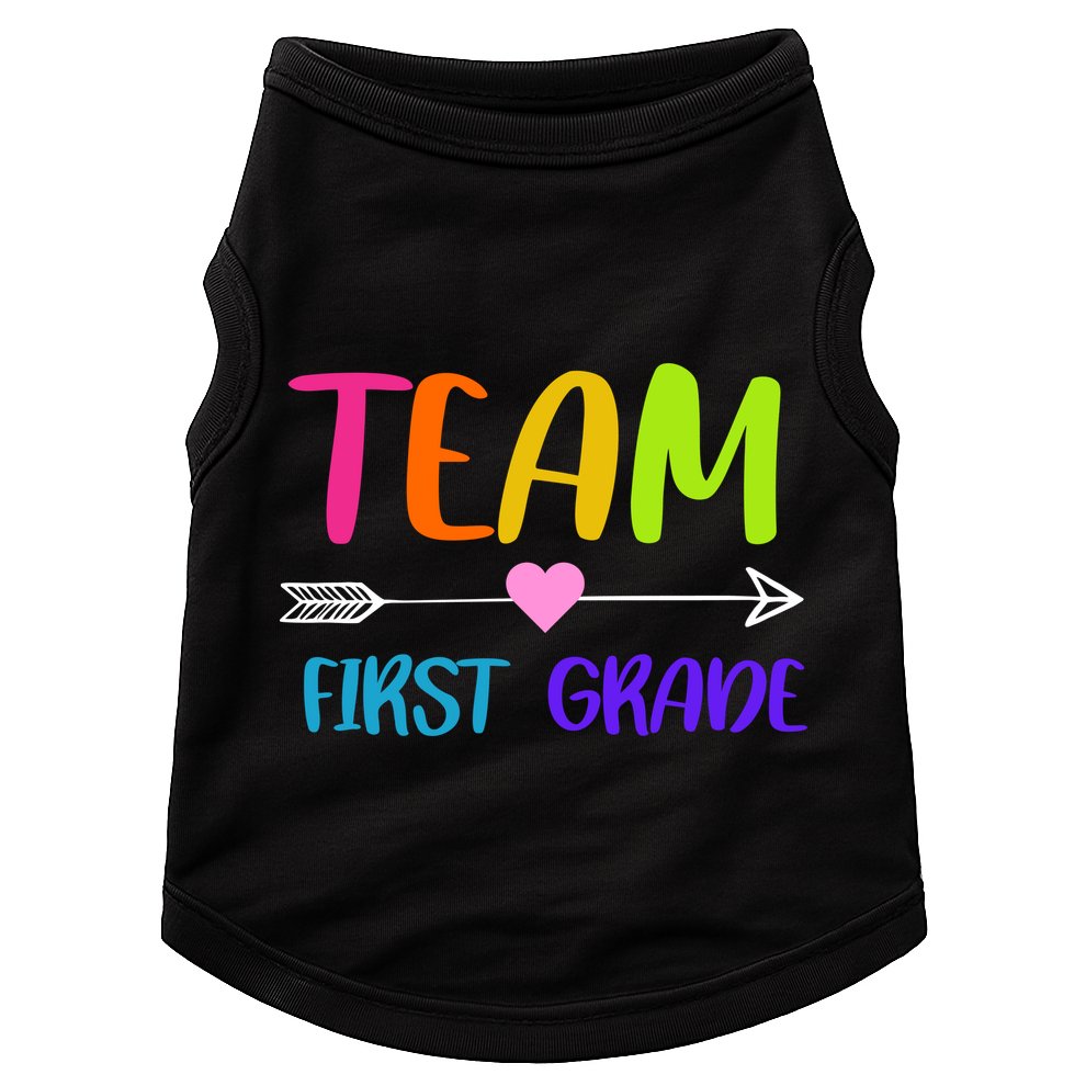 Team 1st Grade Arrow Heart Doggie Tank