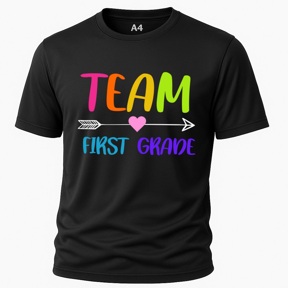 Team 1st Grade Arrow Heart Cooling Performance Crew T-Shirt