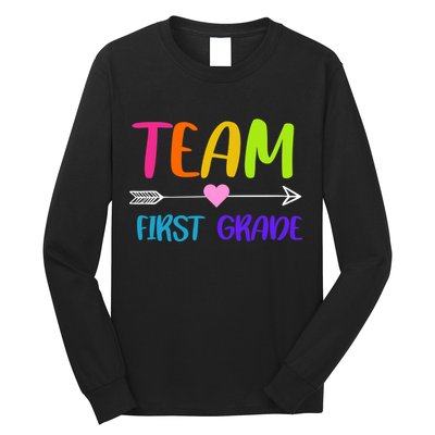 Team 1st Grade Arrow Heart Long Sleeve Shirt
