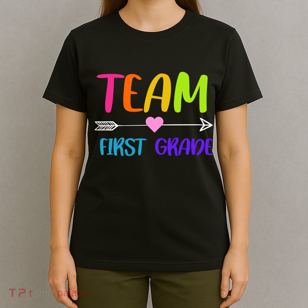 Team 1st Grade Arrow Heart T-Shirt