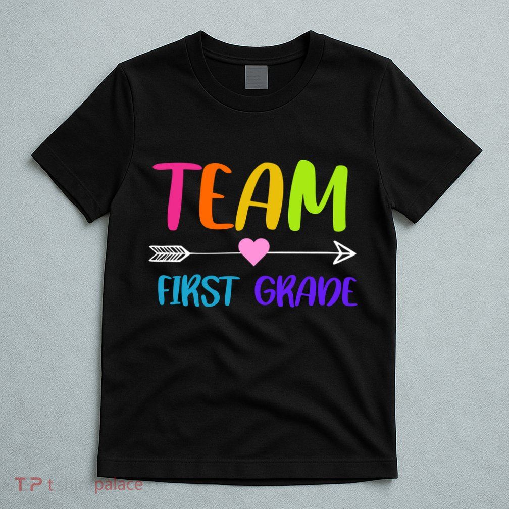 Team 1st Grade Arrow Heart T-Shirt