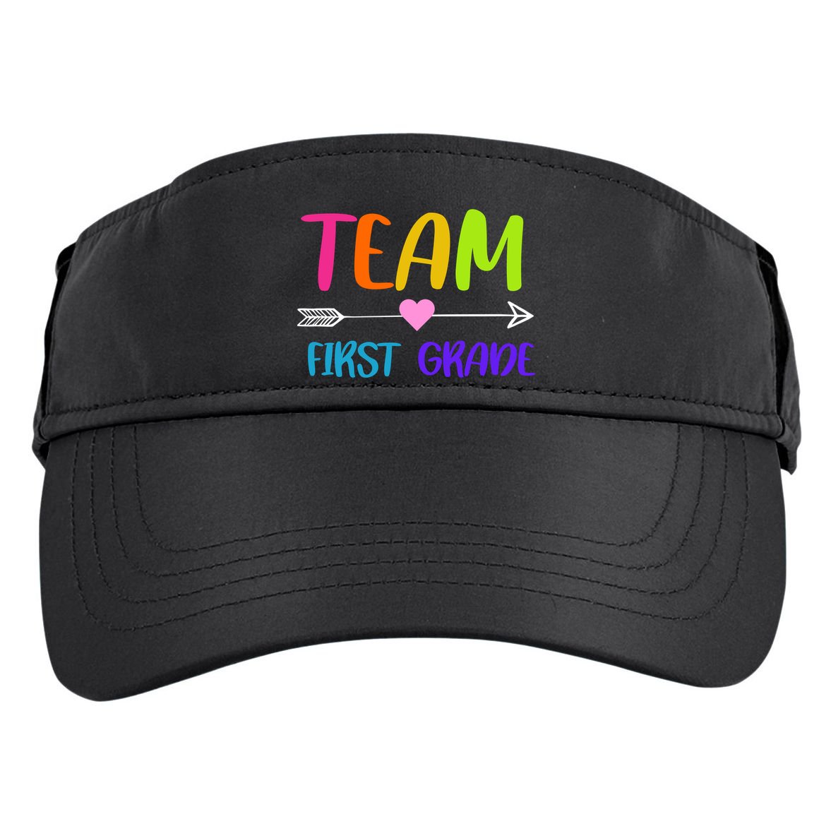 Team 1st Grade Arrow Heart Adult Drive Performance Visor