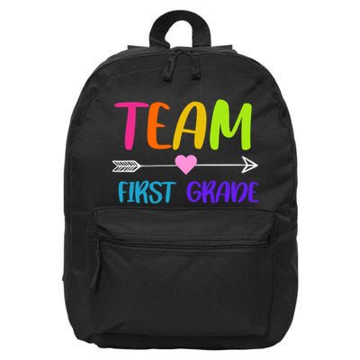 Team 1st Grade Arrow Heart 16 in Basic Backpack