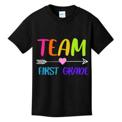 Team 1st Grade Arrow Heart Kids T-Shirt