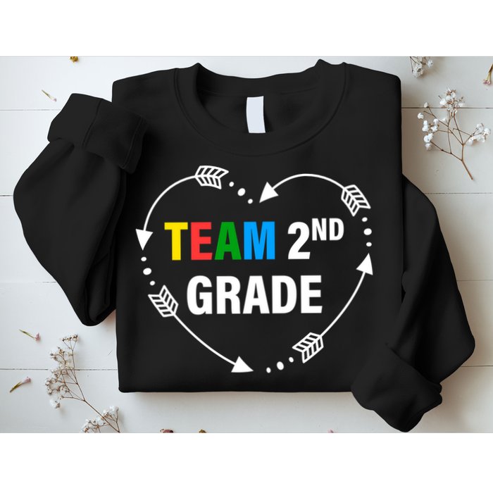 Team 2nd Grade Arrow Heart Sweatshirt