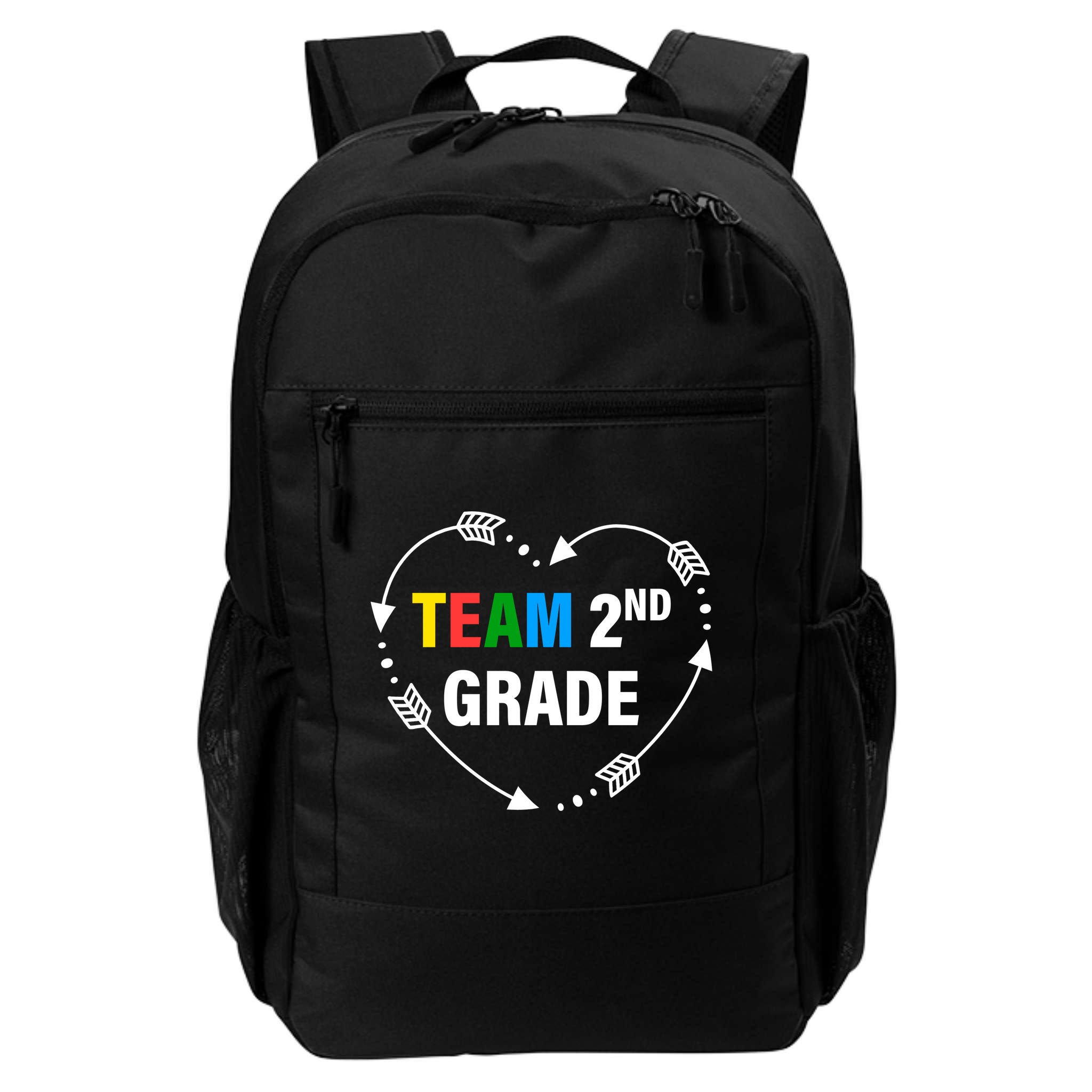 Team 2nd Grade Arrow Heart Backpack