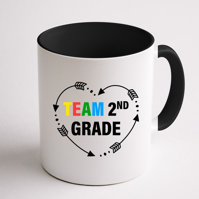 Team 2nd Grade Arrow Heart Mug