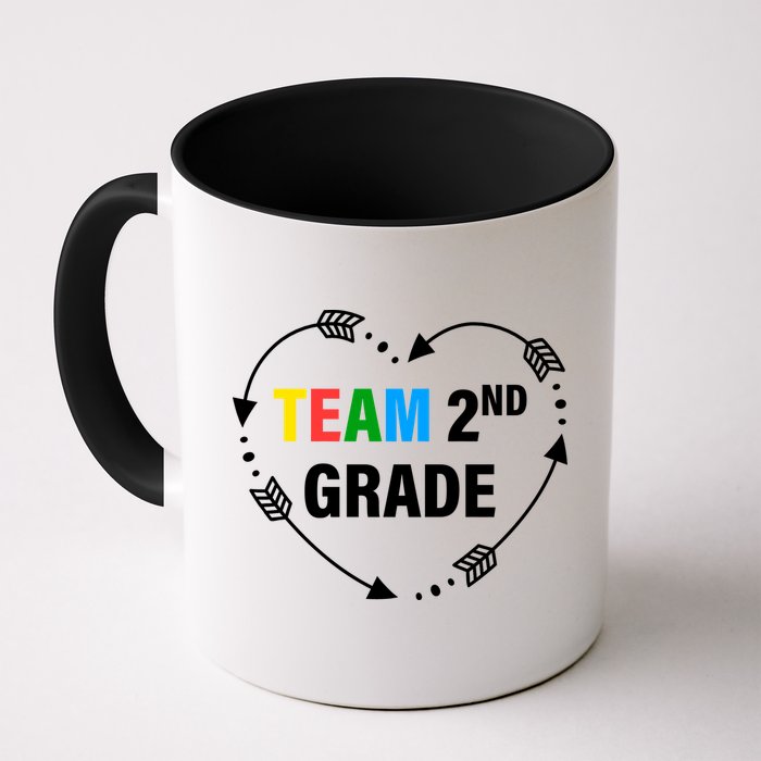 Team 2nd Grade Arrow Heart Mug