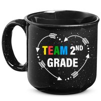 Team 2nd Grade Arrow Heart 15oz Campfire Ceramic Mug