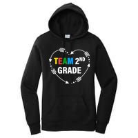 Team 2nd Grade Arrow Heart Women's Pullover Hoodie