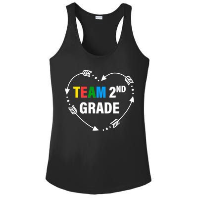 Team 2nd Grade Arrow Heart Ladies PosiCharge Competitor Racerback Tank