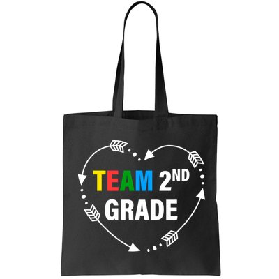 Team 2nd Grade Arrow Heart Bag