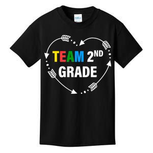 Team 2nd Grade Arrow Heart Kids T-Shirt