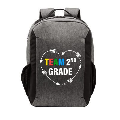 Team 2nd Grade Arrow Heart Vector Backpack