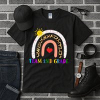 Team 2nd Grade Cute Rainbow Teachers Students Tall T-Shirt