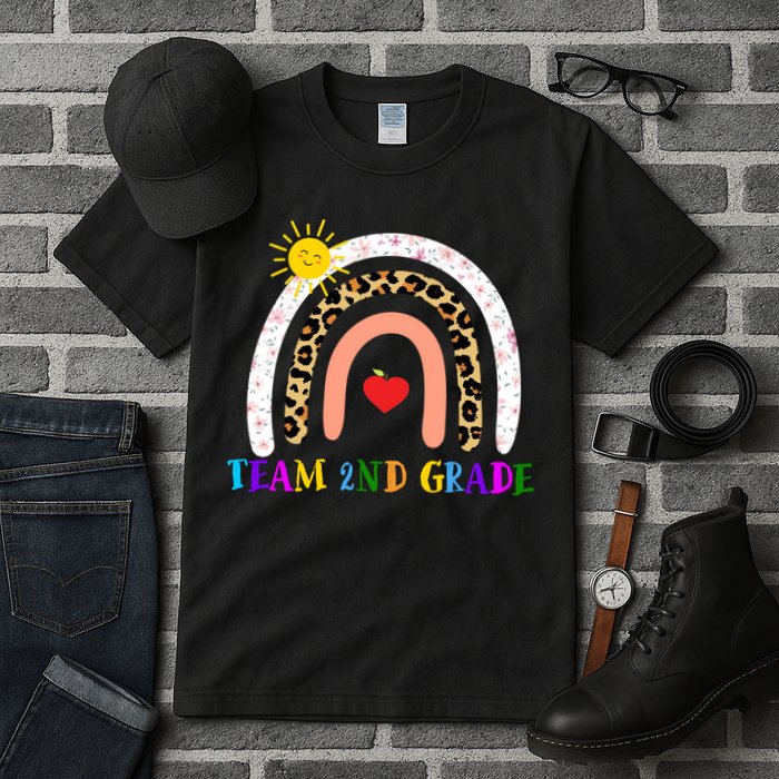Team 2nd Grade Cute Rainbow Teachers Students Tall T-Shirt