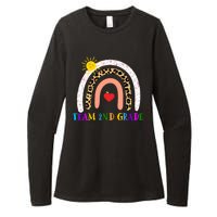 Team 2nd Grade Cute Rainbow Teachers Students Womens CVC Long Sleeve Shirt