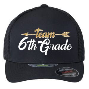 Team 6th Grade Golden Arrow Flexfit Unipanel Trucker Cap