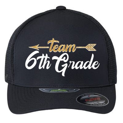 Team 6th Grade Golden Arrow Flexfit Unipanel Trucker Cap