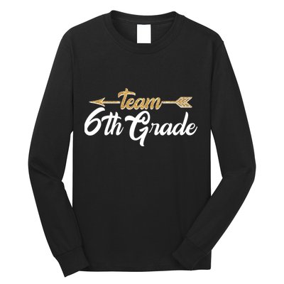 Team 6th Grade Golden Arrow Long Sleeve Shirt