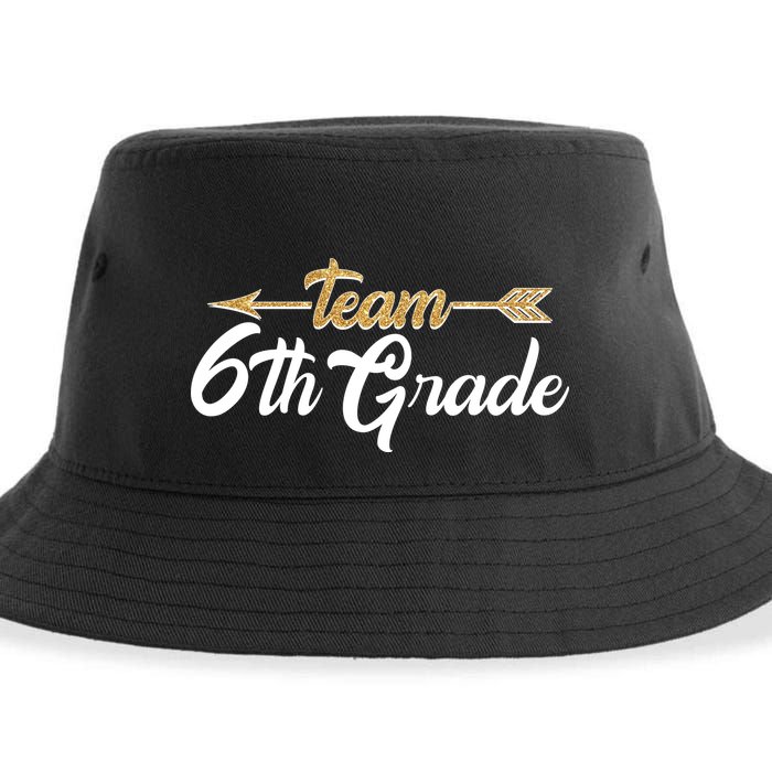 Team 6th Grade Golden Arrow Sustainable Bucket Hat