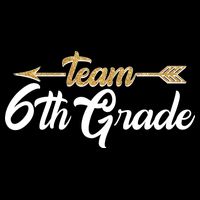 Team 6th Grade Golden Arrow Sustainable Bucket Hat