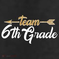 Team 6th Grade Golden Arrow 11oz C Handle Ceramic Mug