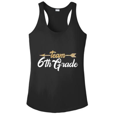 Team 6th Grade Golden Arrow Ladies PosiCharge Competitor Racerback Tank
