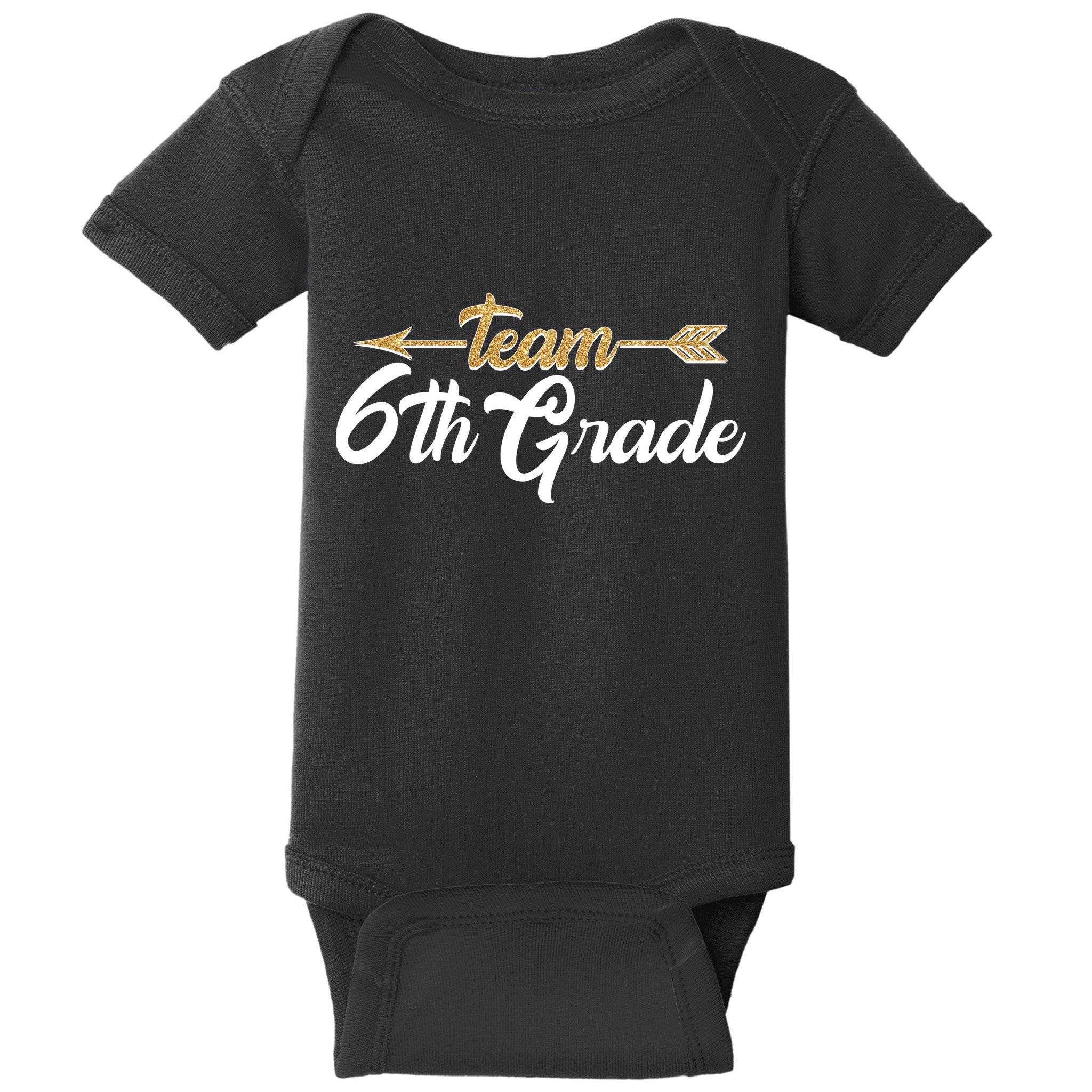Team 6th Grade Golden Arrow Baby Bodysuit