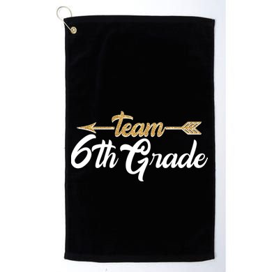 Team 6th Grade Golden Arrow Golf Towel