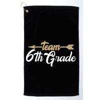 Team 6th Grade Golden Arrow Golf Towel