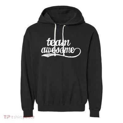 Team Awesome Retro Garment-Dyed Fleece Hoodie