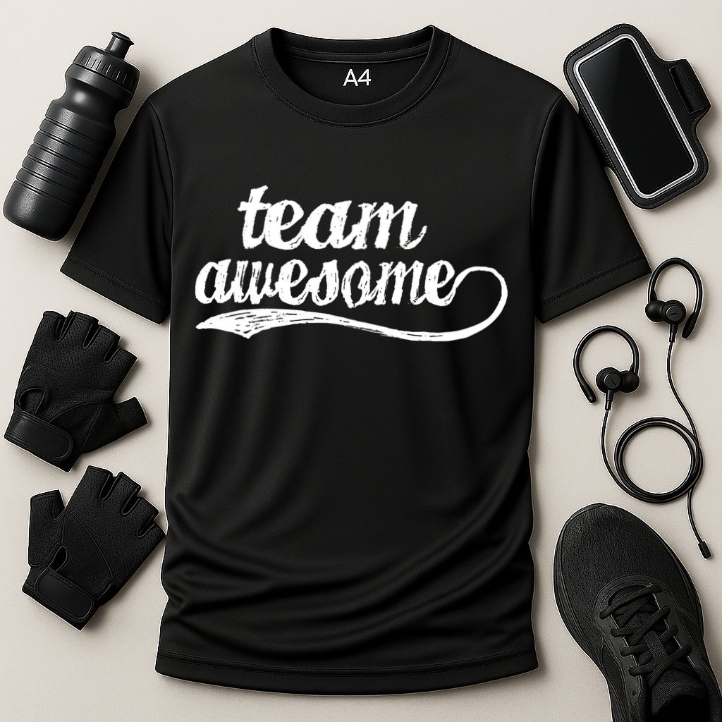 Team Awesome Retro Performance Shirt