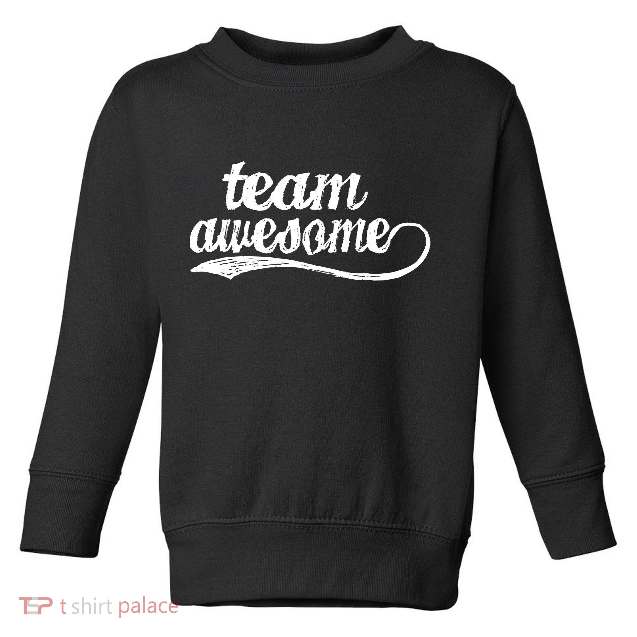 Team Awesome Retro Toddler Sweatshirt