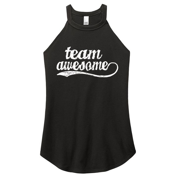 Team Awesome Retro Women's Perfect Tri Rocker Tank