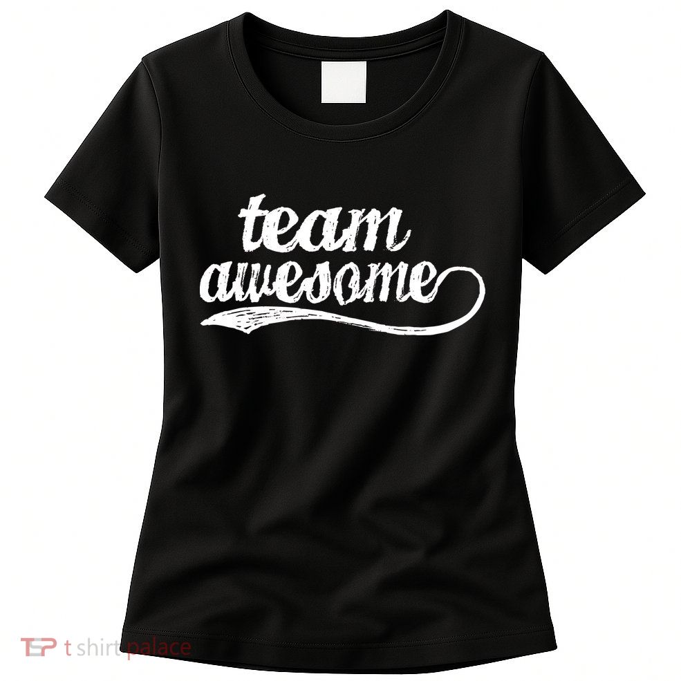 Team Awesome Retro Womens T-Shirt