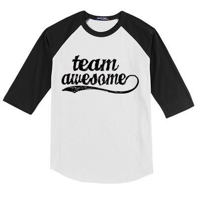 Team Awesome Retro Kids Colorblock Raglan Jersey