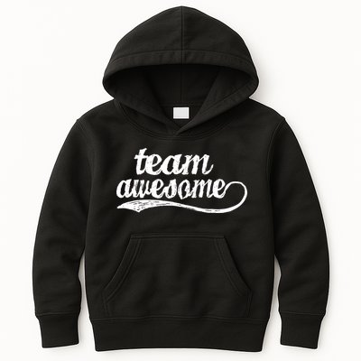 Team Awesome Retro Kids Hoodie