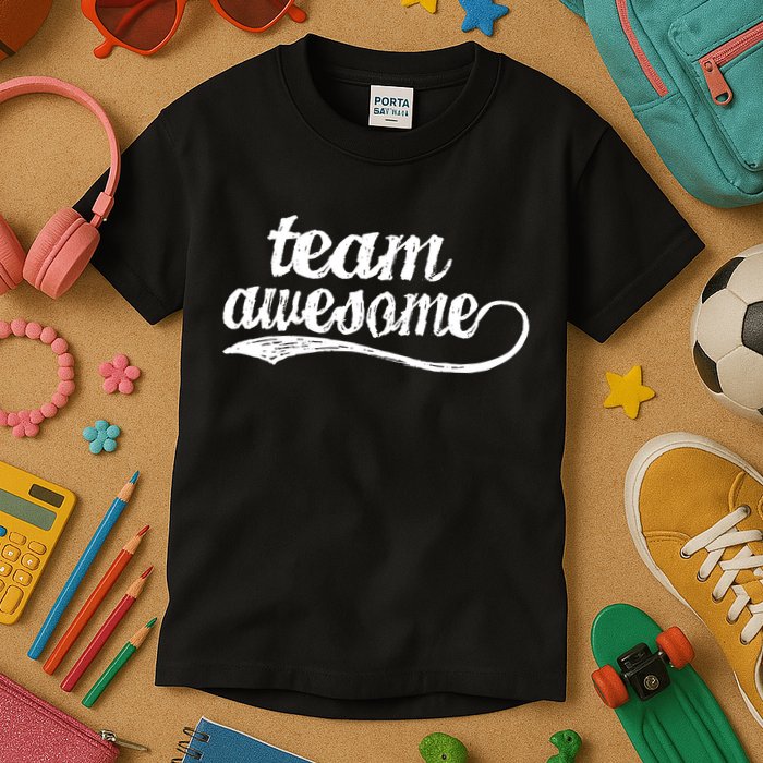 Team Awesome Retro Kids T-Shirt
