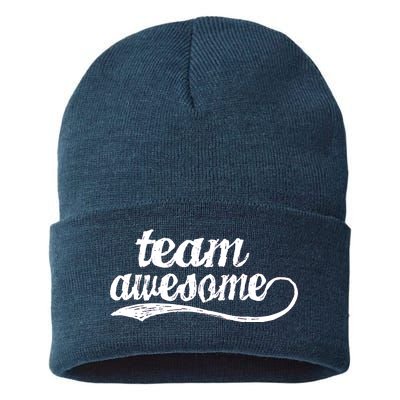 Team Awesome Retro Sustainable Knit Beanie