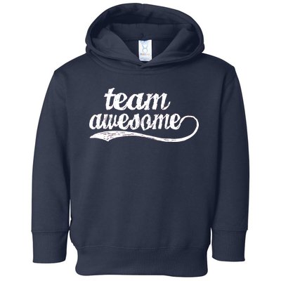 Team Awesome Retro Toddler Hoodie