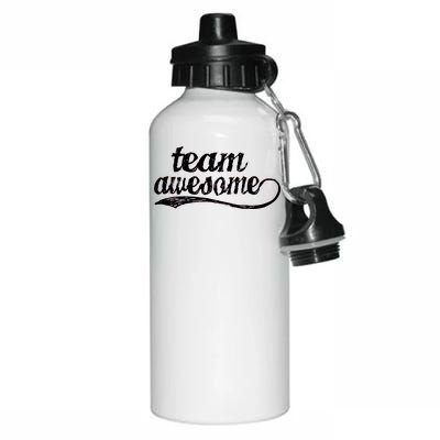 Team Awesome Retro Aluminum Water Bottle