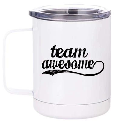 Team Awesome Retro 12 oz Stainless Steel Tumbler Cup