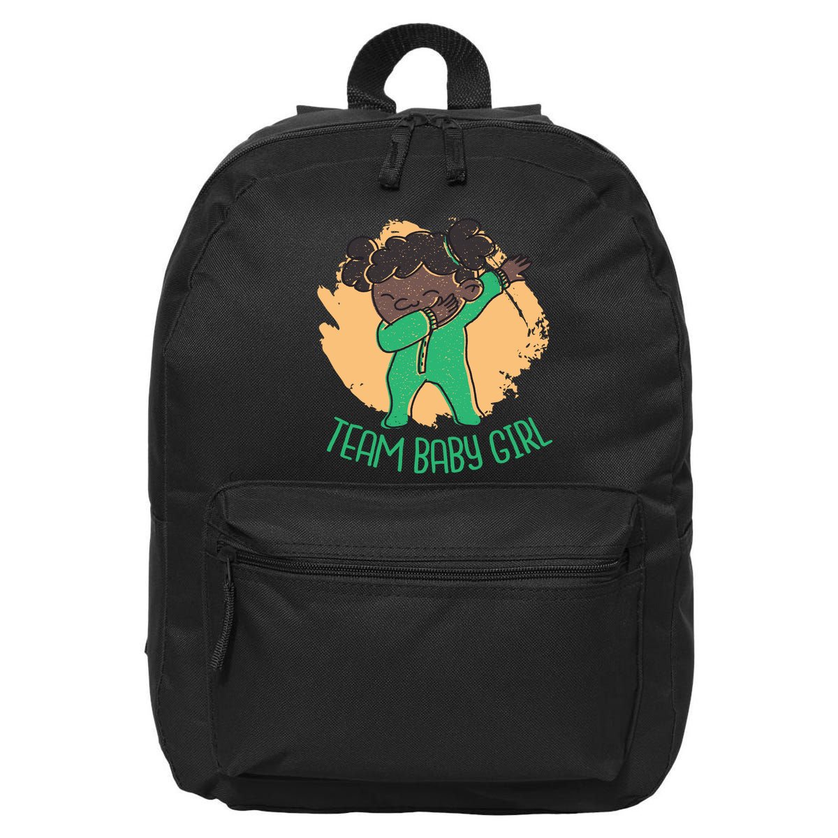 Team Baby Girl Dabbing Funny 16 in Basic Backpack